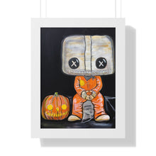 Load image into Gallery viewer, Halloween Spirit by Brian Carter Framed Matte Print in Black Frame with Acrylic Cover