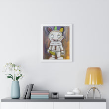 Load image into Gallery viewer, Twisted Clown by Brian Carter Framed Matte Print in Black Frame with Acrylic Cover