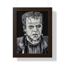 Load image into Gallery viewer, Fire Bad! by Brian Carter Framed Matte Print in Black Frame with Acrylic Cover