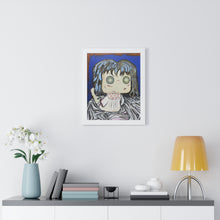 Load image into Gallery viewer, Bright Eyes by Brian Carter Framed Matte Print in Black Frame with Acrylic Cover