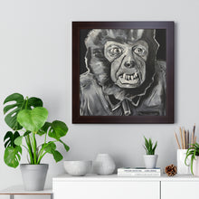 Load image into Gallery viewer, Latex Wolf Mask by Brian Carter Framed Matte Print in Black Frame with Acrylic Cover