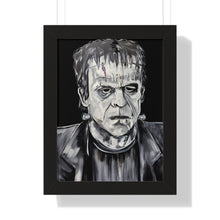 Load image into Gallery viewer, Fire Bad! by Brian Carter Framed Matte Print in Black Frame with Acrylic Cover