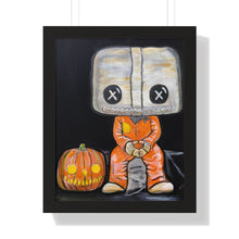 Load image into Gallery viewer, Halloween Spirit by Brian Carter Framed Matte Print in Black Frame with Acrylic Cover