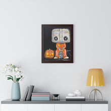 Load image into Gallery viewer, Halloween Spirit by Brian Carter Framed Matte Print in Black Frame with Acrylic Cover