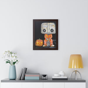 Halloween Spirit by Brian Carter Framed Matte Print in Black Frame with Acrylic Cover