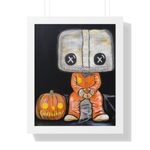 Load image into Gallery viewer, Halloween Spirit by Brian Carter Framed Matte Print in Black Frame with Acrylic Cover