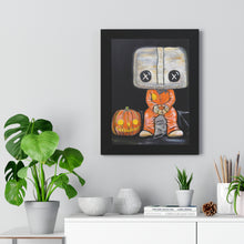 Load image into Gallery viewer, Halloween Spirit by Brian Carter Framed Matte Print in Black Frame with Acrylic Cover