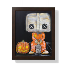 Load image into Gallery viewer, Halloween Spirit by Brian Carter Framed Matte Print in Black Frame with Acrylic Cover