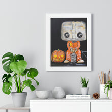 Load image into Gallery viewer, Halloween Spirit by Brian Carter Framed Matte Print in Black Frame with Acrylic Cover