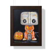 Load image into Gallery viewer, Halloween Spirit by Brian Carter Framed Matte Print in Black Frame with Acrylic Cover