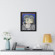 Load image into Gallery viewer, Bright Eyes by Brian Carter Framed Matte Print in Black Frame with Acrylic Cover